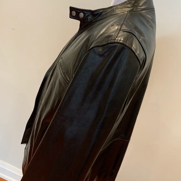 Men’s Tommy Hilfiger leather jacket size XL - Picture 3 of 5